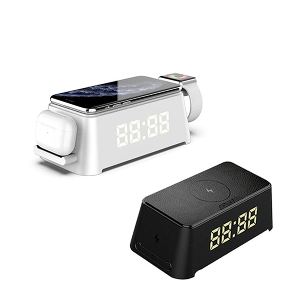 4 in 1 Fast Wireless Charger LED Digital Clock