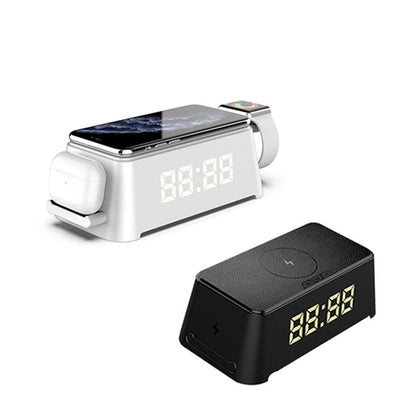 4 in 1 Fast Wireless Charger LED Digital Clock