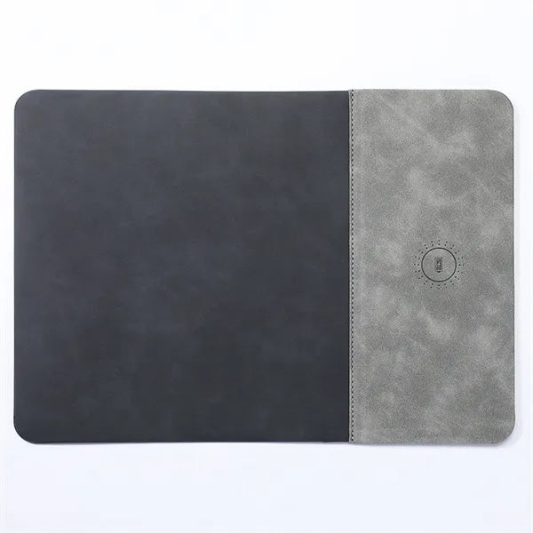 15W Wireless Charging Mouse Pad with Non-slip Rubber Base