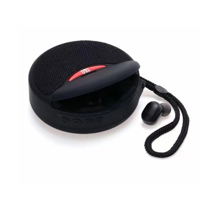Portable Bluetooth Speaker with Earbuds