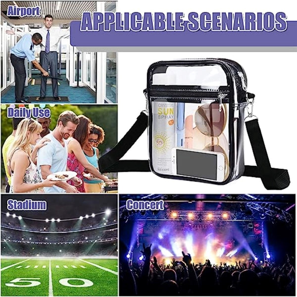 Clear Purse Stadium Approved Crossbody Bag