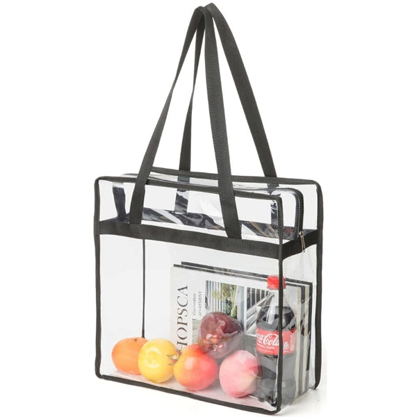 Clear Stadium PVC Transparent Shopping Tote Bag
