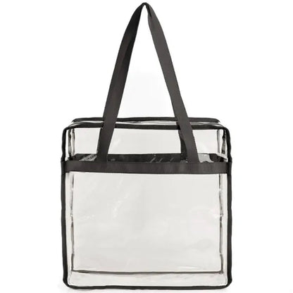 Clear Stadium PVC Transparent Shopping Tote Bag