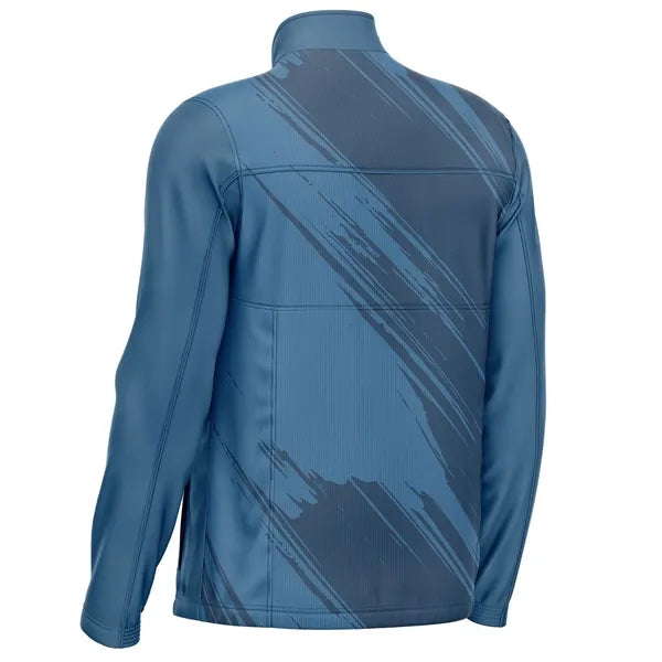 Unisex 180 GSM Spandex Sublimation Quarter Zipper Sweatshirt
