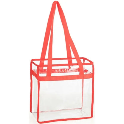 Clear Tote Bag Stadium Compliant (12" X 12" X 6")