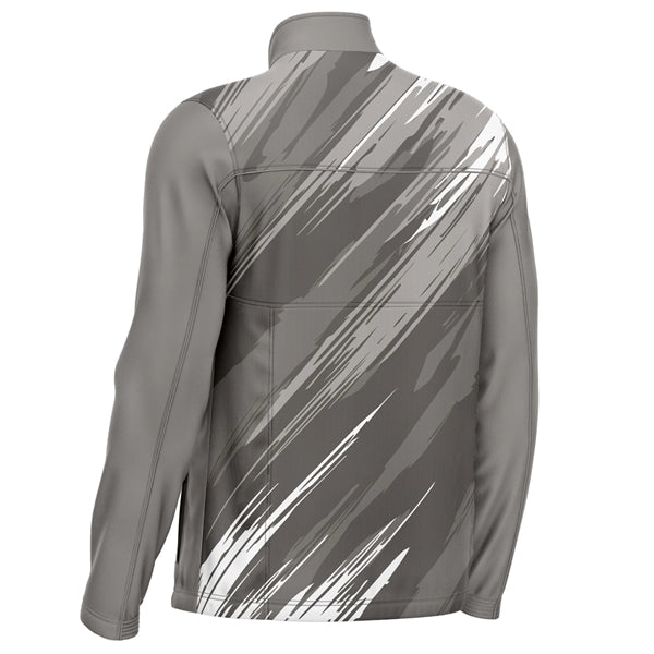 Unisex 150 GSM Jacquard Mesh Quarter Zipper Sweatshirt