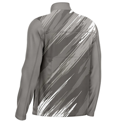 Unisex 150 GSM Jacquard Mesh Quarter Zipper Sweatshirt