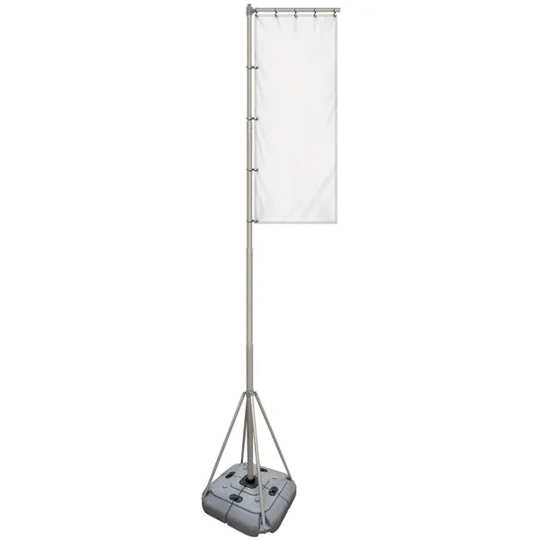 8' Giant Flagpole Kit Double Sided