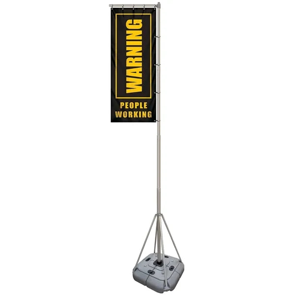 8' Giant Flagpole Kit Double Sided