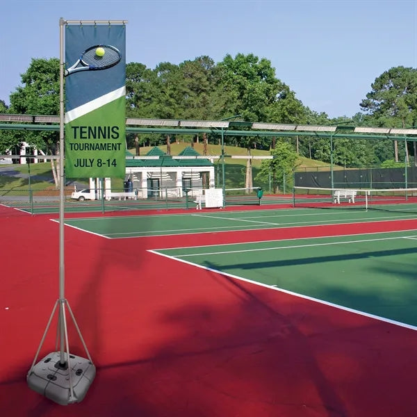 8' Giant Flagpole Kit Double Sided