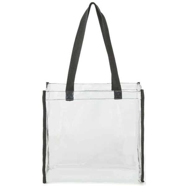 PVC Transparent Stadium Approved Clear Tote Bag (12"X12"X6")
