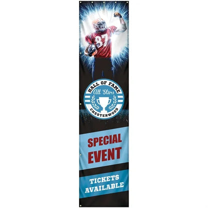 13' Giant Flagpole Replacement Banner Double Sided