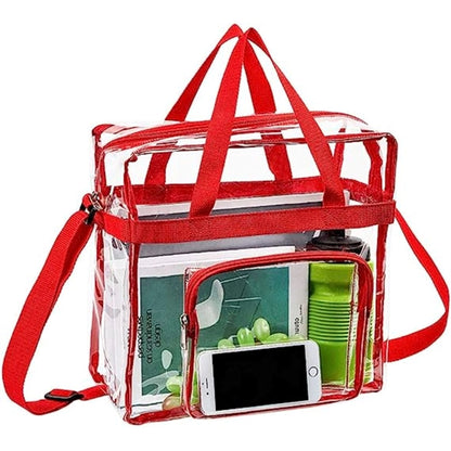 Stadium Approved Transparent Tote Bag (11" X 12" X 6")