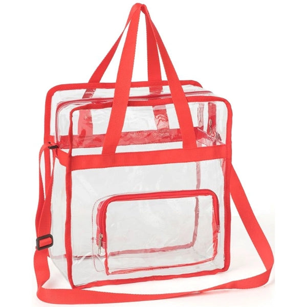 Stadium Approved Transparent Tote Bag (11" X 12" X 6")
