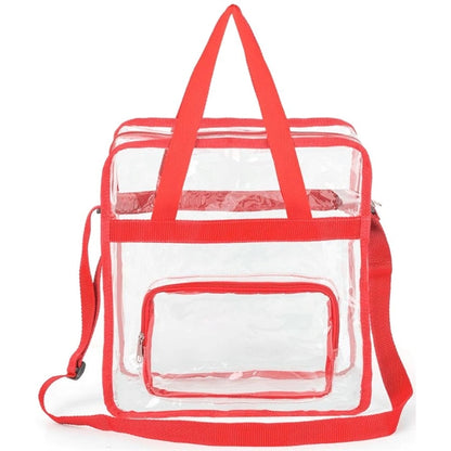 Stadium Approved Transparent Tote Bag (11" X 12" X 6")
