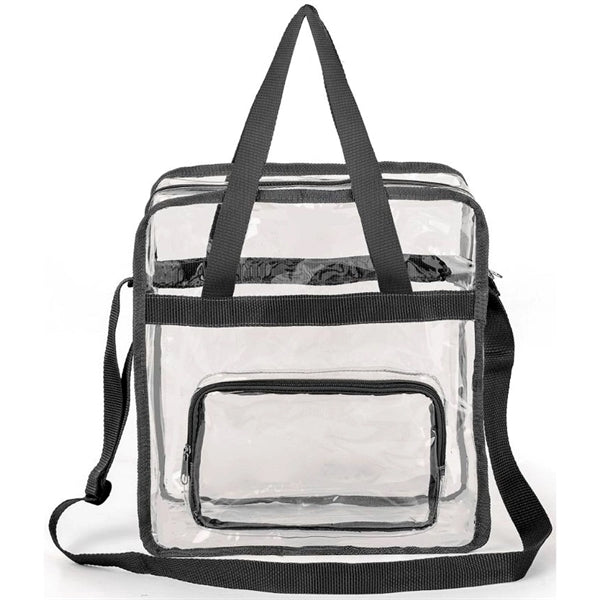 Stadium Approved Transparent Tote Bag (11" X 12" X 6")