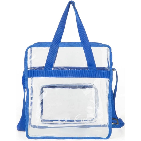 Stadium Approved Transparent Tote Bag (11" X 12" X 6")
