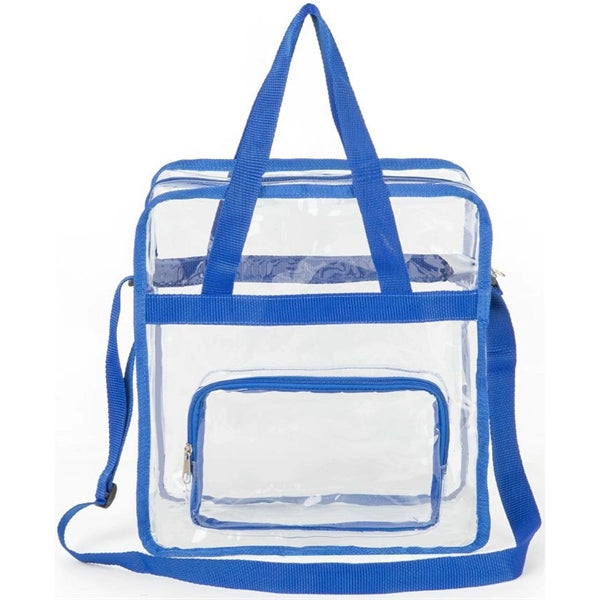 Stadium Approved Transparent Tote Bag (11" X 12" X 6")