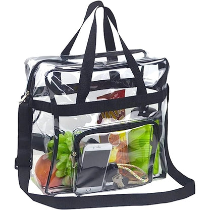 Stadium Approved Transparent Tote Bag (11" X 12" X 6")