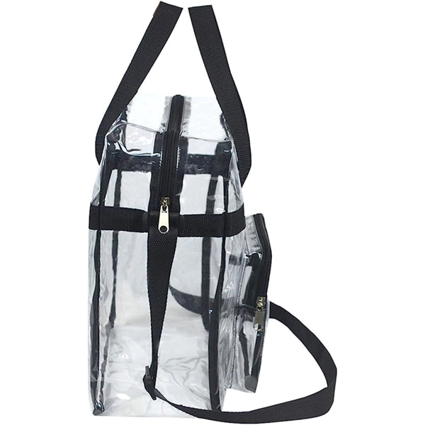 Stadium Approved Transparent Tote Bag (11" X 12" X 6")