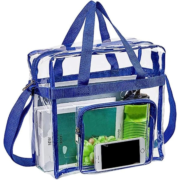 Stadium Approved Transparent Tote Bag (11" X 12" X 6")