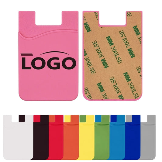 One Pocket Silicone Mobile Phone Wallet