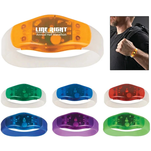 Advertising Power Up Flashing LED Bracelets