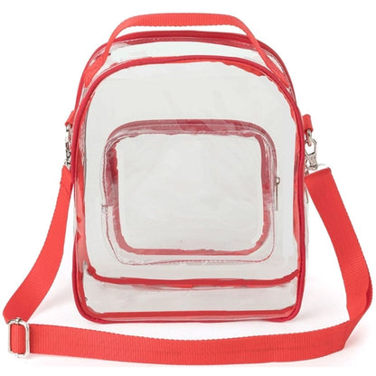 Clear PVC Crossbody Stadium Shoulder Sports Pack Tote Bag