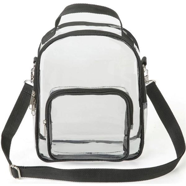 Clear PVC Crossbody Stadium Shoulder Sports Pack Tote Bag