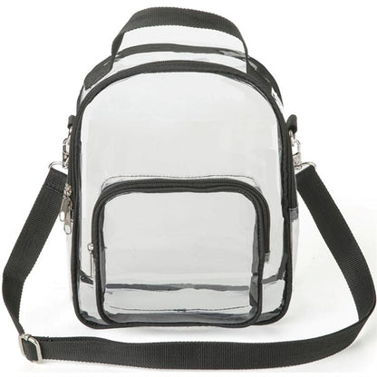 Clear PVC Crossbody Stadium Shoulder Sports Pack Tote Bag