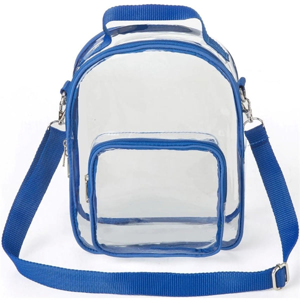 Clear PVC Crossbody Stadium Shoulder Sports Pack Tote Bag