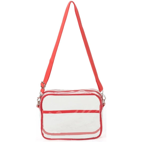 Clear Purse PVC Transparent Crossbody Shoulder Stadium Bag