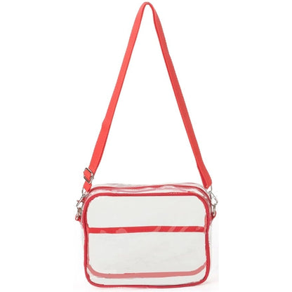 Clear Purse PVC Transparent Crossbody Shoulder Stadium Bag