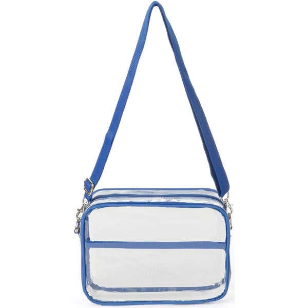 Clear Purse PVC Transparent Crossbody Shoulder Stadium Bag