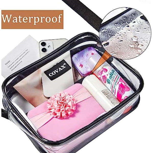Clear Purse PVC Transparent Crossbody Shoulder Stadium Bag