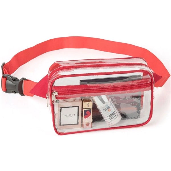 Stadium Approved PVC Transparent Clear Fanny Pack