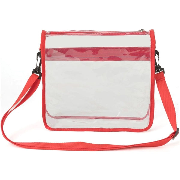 Stadium Approved Purse Clear PVC Bag with Adjustable Strap