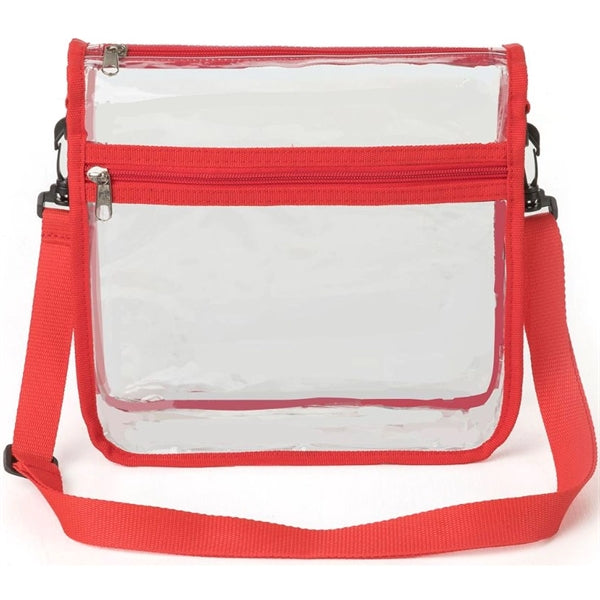 Stadium Approved Purse Clear PVC Bag with Adjustable Strap