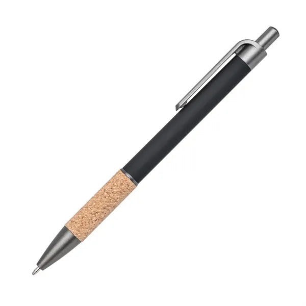 Otto Metal Pen w/Cork Grip & Black Refill