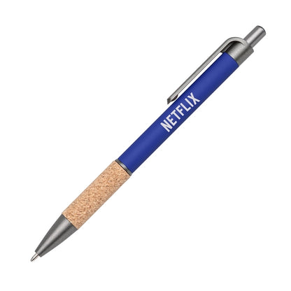 Otto Metal Pen w/Cork Grip & Black Refill