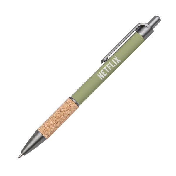 Otto Metal Pen w/Cork Grip & Black Refill