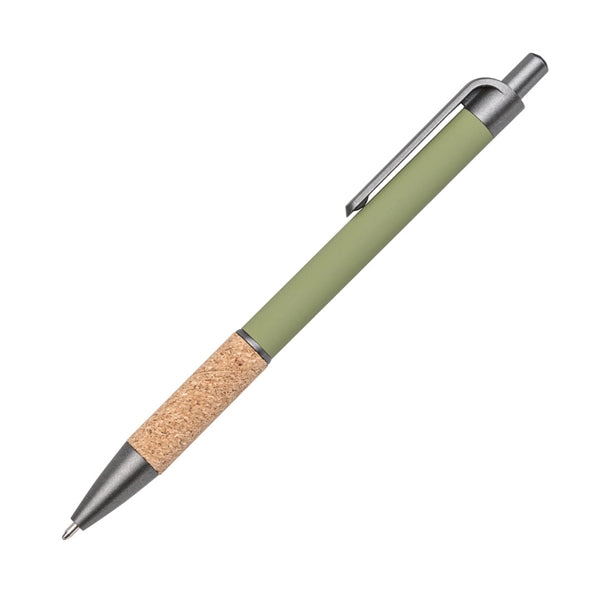 Otto Metal Pen w/Cork Grip & Black Refill