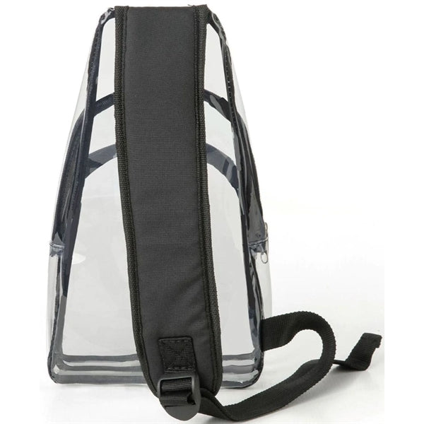 Sling Travel Clear Bag PVC Transparent Crossbody Backpack