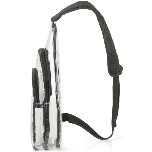 Sling Travel Clear Bag PVC Transparent Crossbody Backpack