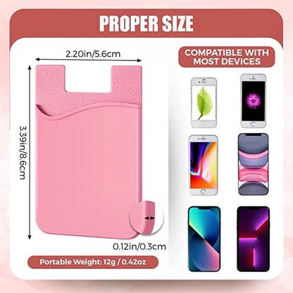 Silicone Stick Card Holder