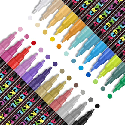 12 Acrylic Paint Pens