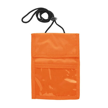 Travel Wallet Passport Holder Neck Pouch W/ Adjustable Cord