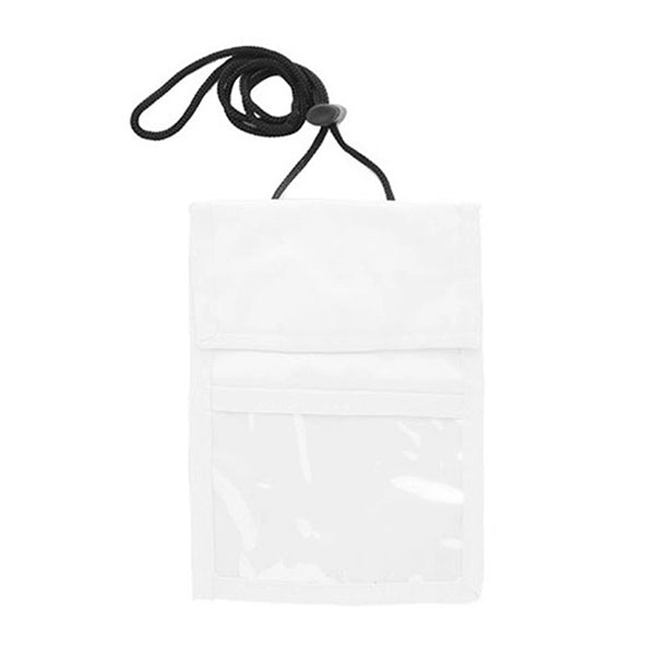 Travel Wallet Passport Holder Neck Pouch W/ Adjustable Cord