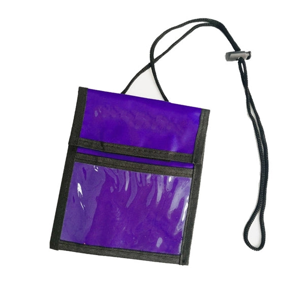 Travel Wallet Passport Holder Neck Pouch W/ Adjustable Cord