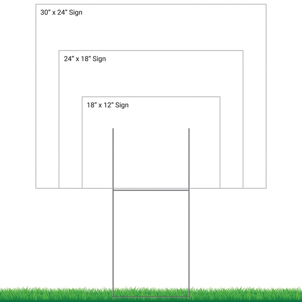 Hardware for Corrugated Yard Signs